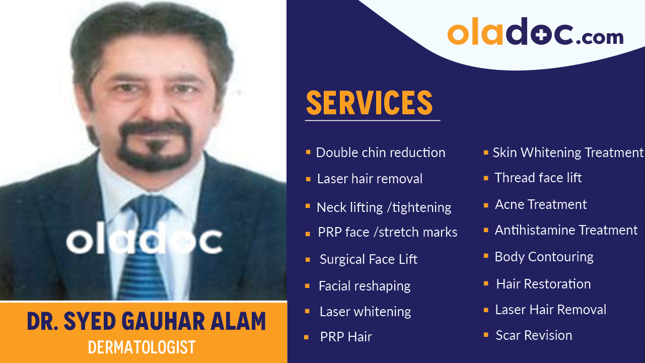 Services provided by Dr. Syed Gauhar Alam